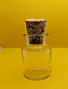 Vintage Princess House Heritage Etched Spice Jar With Cork Lid
