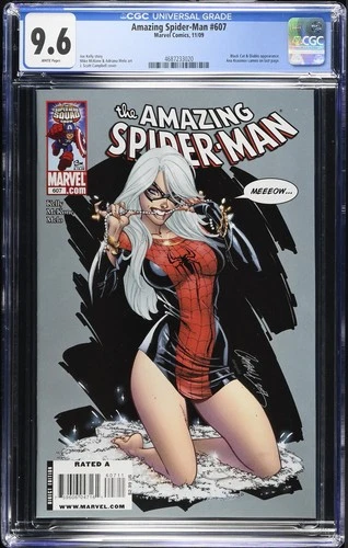 Amazing Spider-Man #607 - Marvel Comics 2009 CGC 9.6 Black Cat + Diablo appearan
