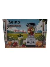 Aeitto 1800W Blender 68oz 3 Preset 7 Speed Auto-Clean Black Gen2 *SEALED*