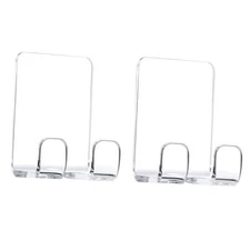Razor Holder Hooks Shower Hook with Acrylic Adhesive for Razor Crystal clear
