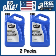 Super Tech All Mileage Synthetic Blend Motor Oil SAE 10W-40, 5 Quarts, 2 Packs