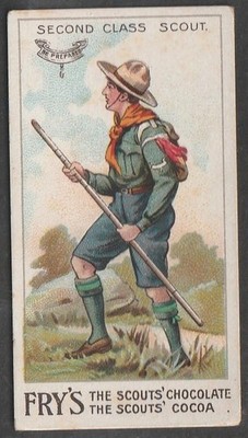 Fry's Cocoa & Chocolate, Scout Series Diff, 1912, No 2, Second Class Scout