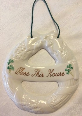 Belleek Haus Segenskranz Wandrelief - 2292