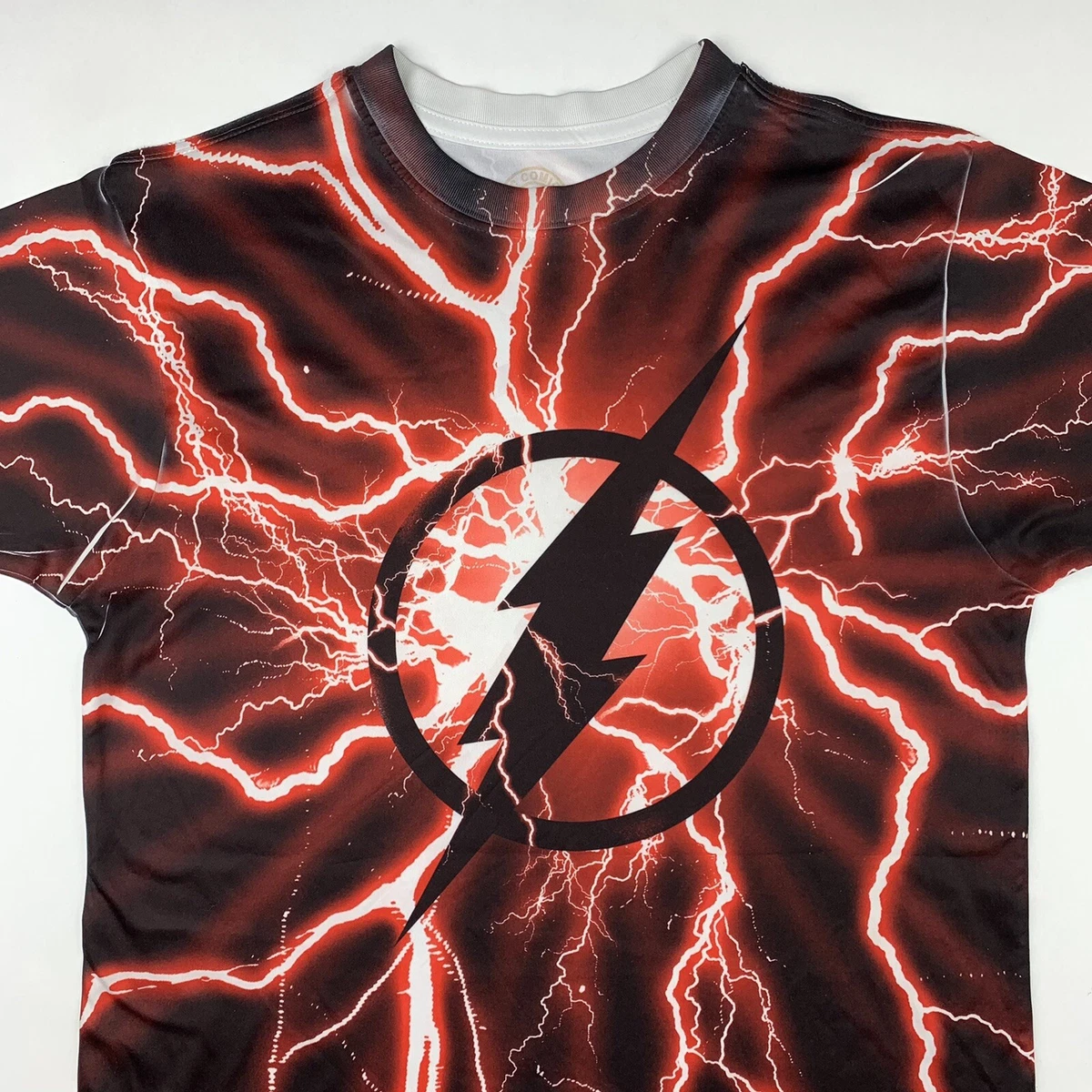 Dc black sales lightning t shirt