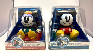 TOMY Nohohon Zoku Hidamari no Tami Micky & Minnie Eco Solar Set of 2 from JP #4