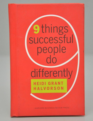 Nine Things Successful People Do Differently Buch von Heidi Grant Halvorson Neu