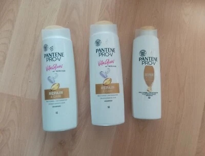 2x Pantene Shampoo Repair & Care Vital Glow 500ml; 1x Repair &Care 300ml NEU - Bild 1 von 2