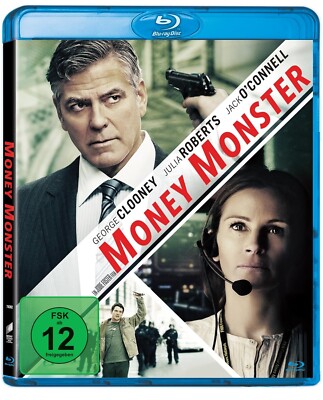 Money Monster ( Julia Roberts George Clooney, Blu-Ray ) NEU