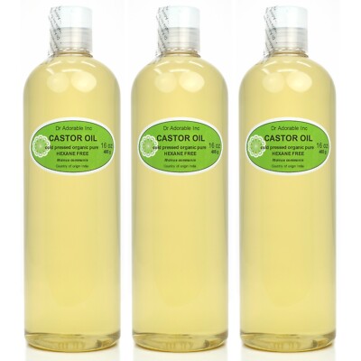 PURE ORGANIC CASTOR OIL COLD PRESSED 