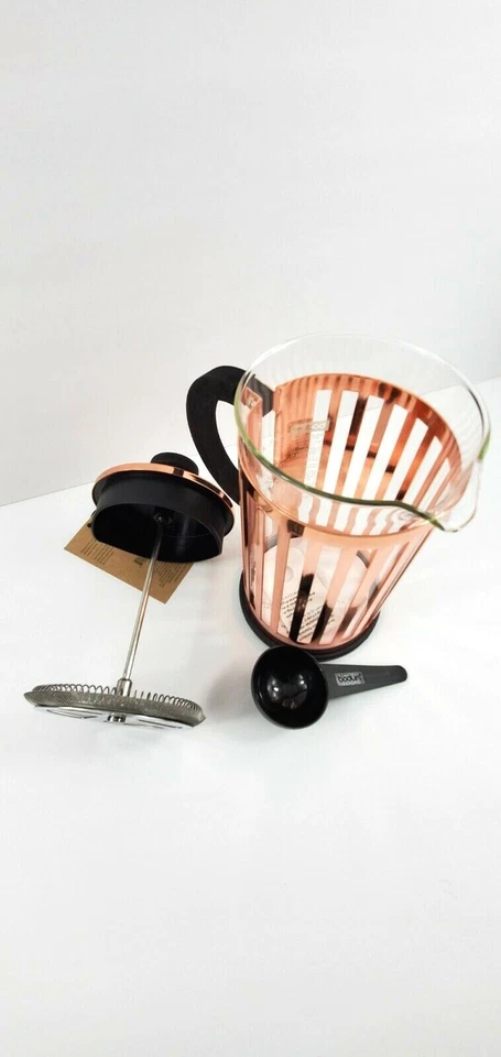  Prensa de café Starbucks 8 tazas cobre oro rosa nueva con etiquetas  Foto 3 de 4