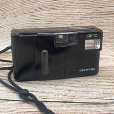 Classic Olympus AF-10 35mm Point And Shoot Film Camera + Strap