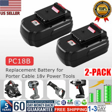2Pack 18V Replace Battery for Porter Cable PC18B 18-Volt Cordless Tools 3.6Ah