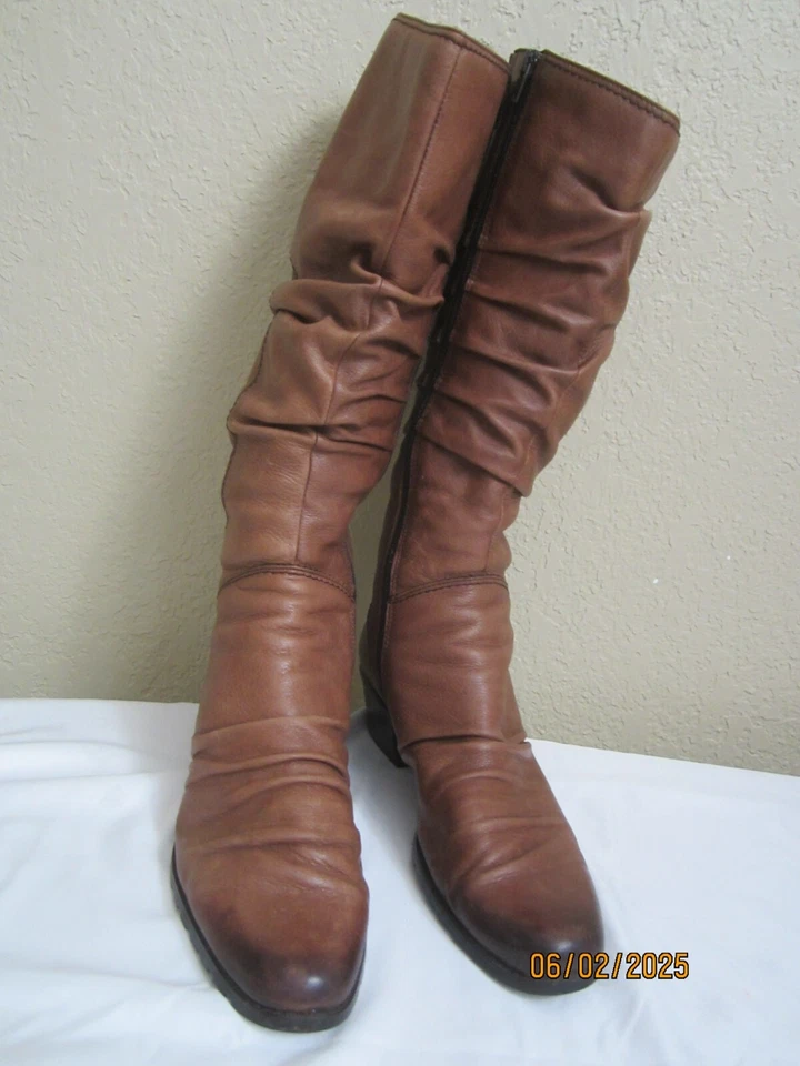 Marco Tozzi Women's Boots Ankle Boot Brown Genuine Leather Eur.39 - Image 3 of 4