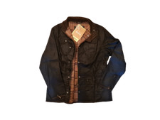 Womens Barbour Utility Jacket In Rust Brown Brand New With Tags