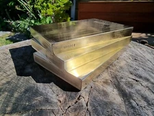 1kg Brass Ingot - 1000g Pure Brass Bar - Brass Bullion by Great White Bullion