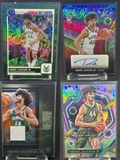 Andre Jackson Jr 2024 Panini Premium Green Scope /8, Rookie Ink auto /75 + 4 RCs