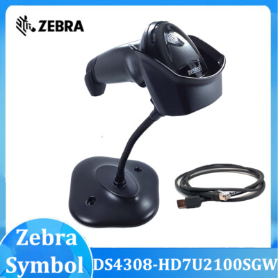 Zebra Symbol DS4308-HD7U2100SGW High Density 2D USB Handheld Barcode Scanner New