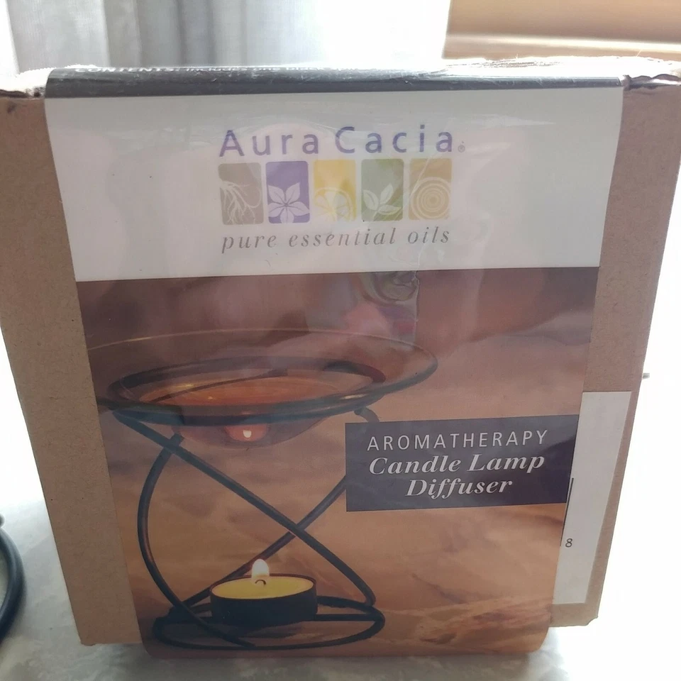 Difusor de lámpara de vela de aromaterapia Aura Cacia Foto 2 de 4