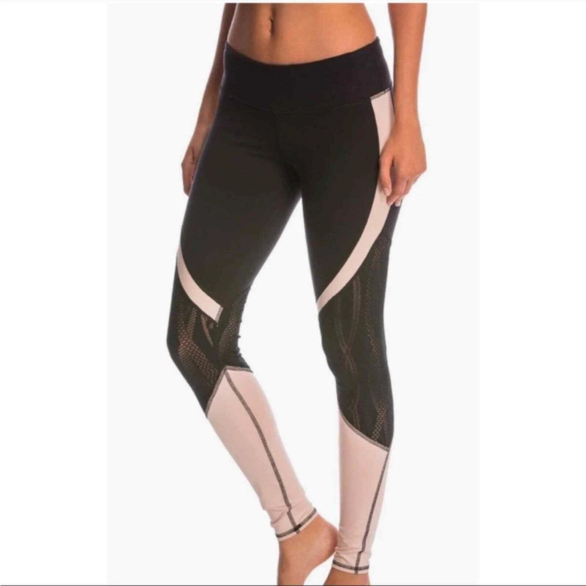 ALO Yoga Mid Rise Vitality Mesh Leggings Size XXS