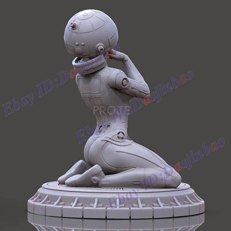 R2D2 Robot Girl 1/8 1/6 1/4 3D Print Model Kit Unpainted Unassembled GK - Image 4 of 4