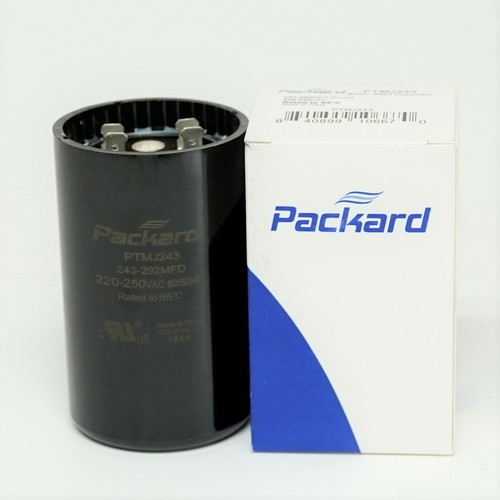Packard PTMJ243 Motor Start Capacitor. 243-292 MFD UF / 220-250 VAC - Picture 1 of 4