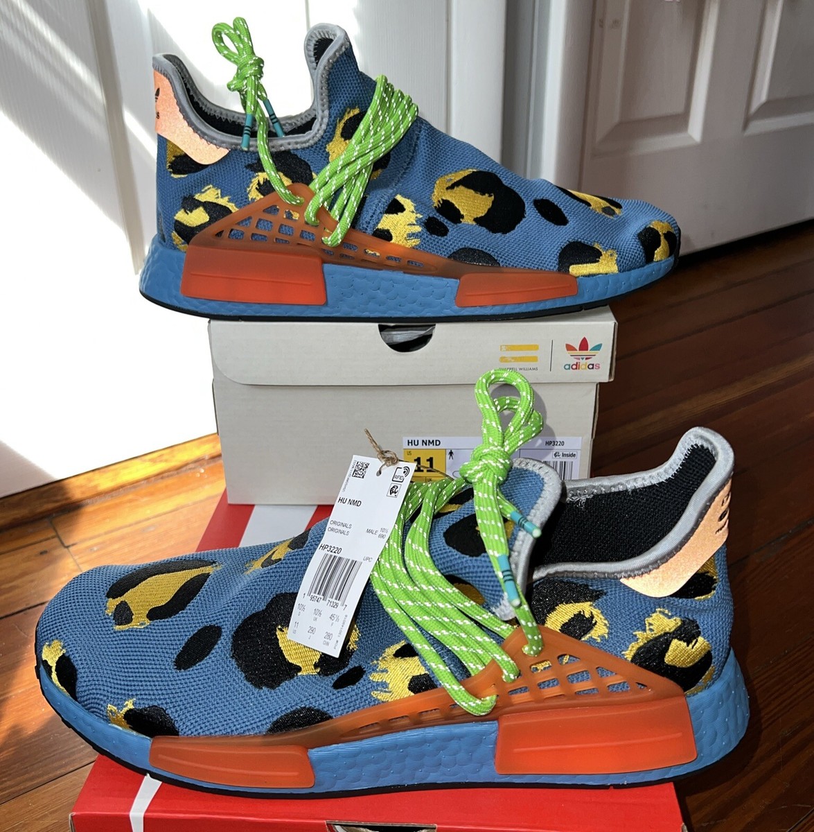 Nmd Hu Animal Print Blue Adidas NMD Hu Pharrell Animal Print