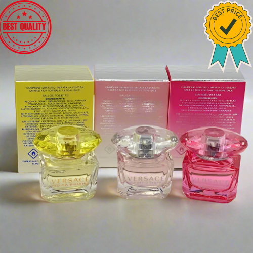 Versace Miniature Variety Trio Collection Perfume Gift Set for Women NEW