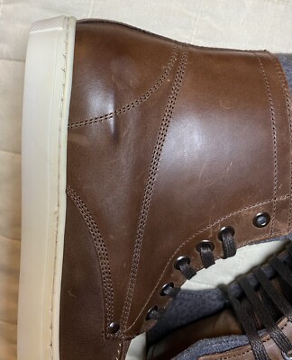 Robert Wayne Boots Men\'s 9.5 D Dawson Dark Brown‎ Casual Leather Lace-Up Ankle Robert Wayne Boots Men main image 3