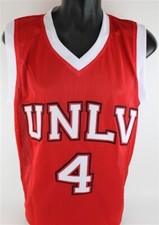 Larry Johnson Signed UNLV Runnin' Rebels Jersey Beckett 1 Overall Pick 1991