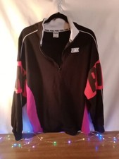 PINK Women's Partial Zip Activewear sweater Size LARGE