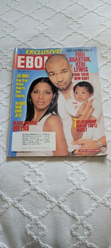 Vintage April 2002 Ebony Magazine Toni Braxton Keri Lewis Cover