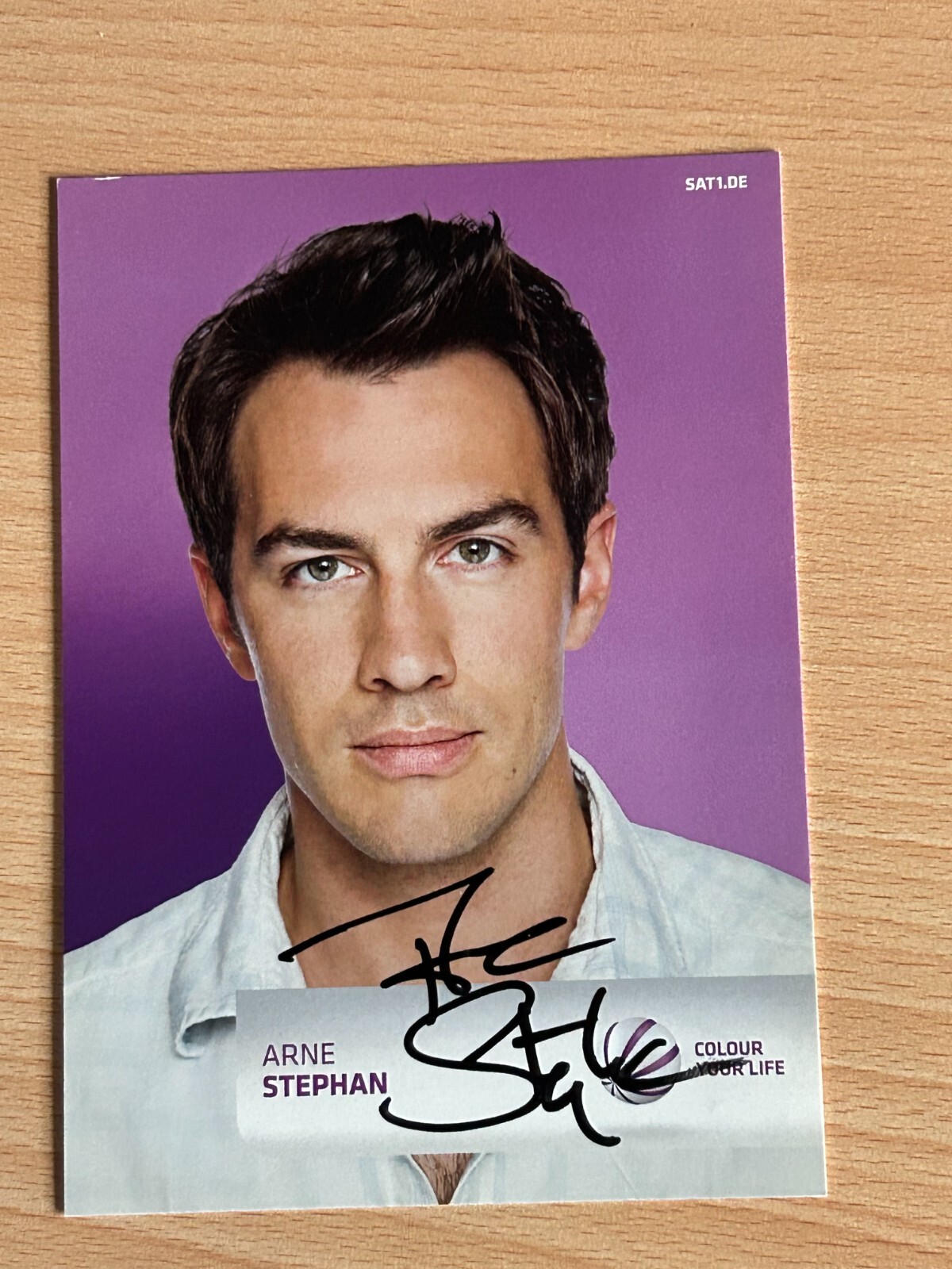 Stefan Auer Autogrammkarte Rapid Wien 2016-17 Original Signiert+A