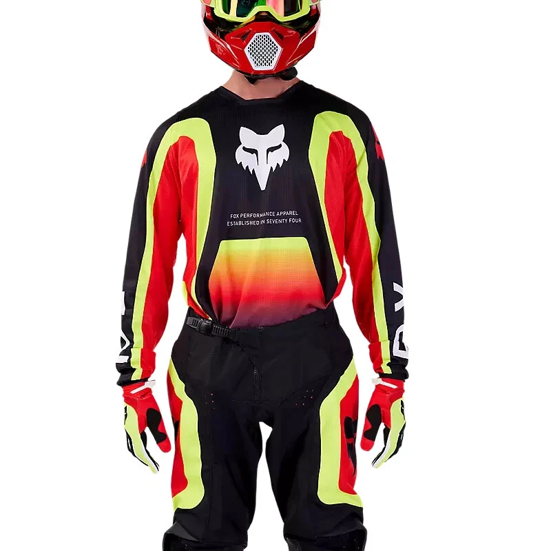 New Fox Racing 180 Ballast Jersey, Black/Red, Medium, 31275-017-M 