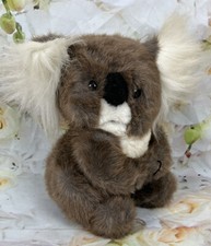 Koala Bear Plush Dakin Fun Farm 1986 Stuffed Animal Realistic Fur Vintage 9.5in