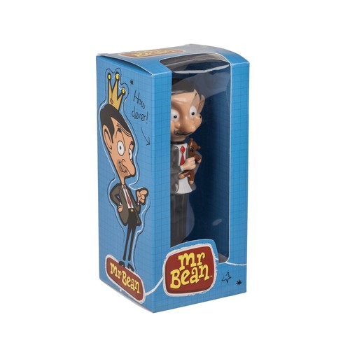 Wackelfigur Original Mr. Bean mit Teddy Comic Figur ca. 14 cm Solarfigur UK NEU - Bild 3 von 5