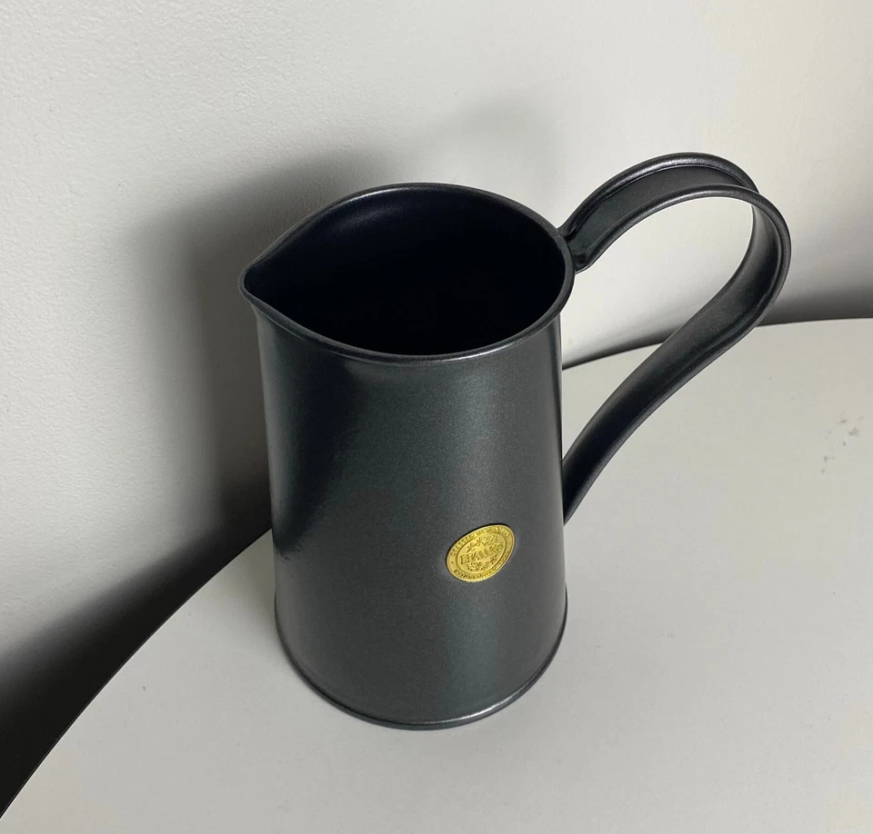 [ Haws ] 1.8 Litre Graphite Metal Watering Jug / Can w Handle Made in England - image 3 of 4