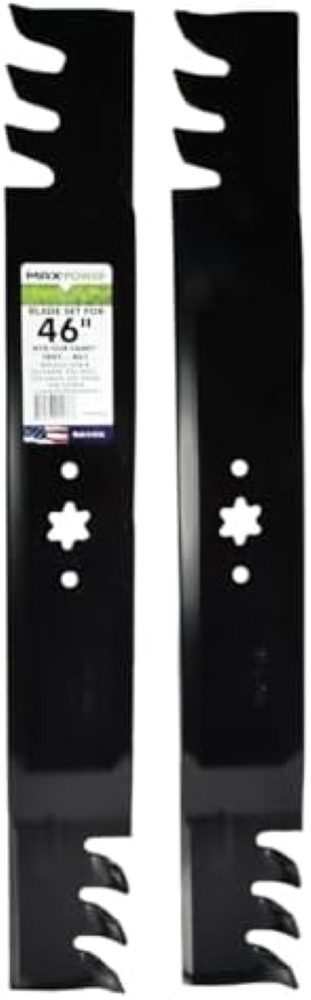 MAXPOWER 561544XB - Set di 2 Lame per pacciamatura Commerciale MTD, Cub Cadet, T