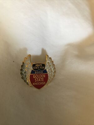 Abate State Run 2000 Golden State rendezvous wings motorcycle pen