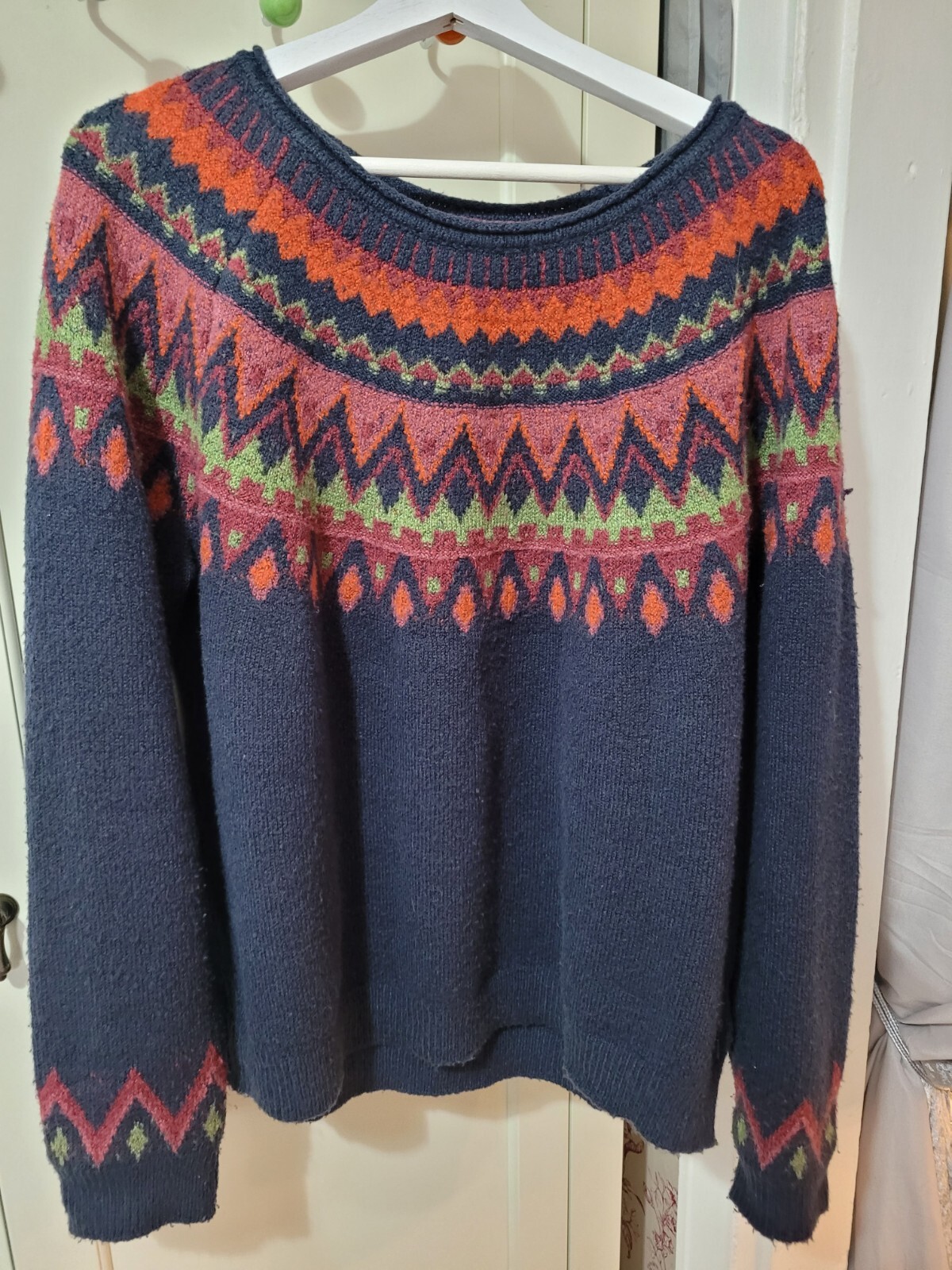 Weird Fish Ladies Fairisle Jumper Size 20 eBay