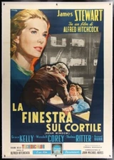 REAR WINDOW (1954) 25298 Italian 39x55 Movie Poster  Art by Averardo Ciriello  J