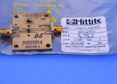 Hittite Microwave 105675-HMC432 SMT GaAs HBT MMIC DC-8 GHz Static Divider