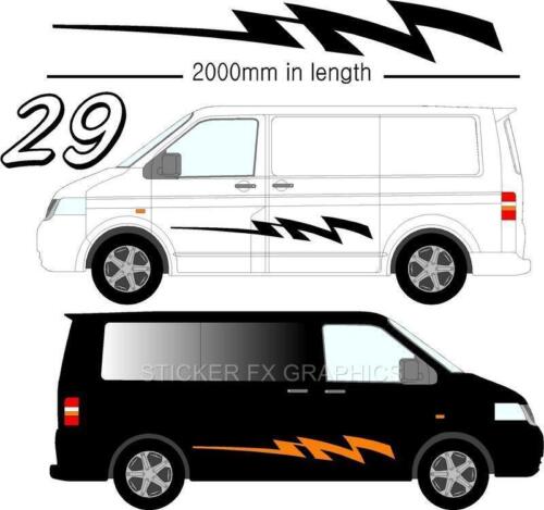 Graphic Decals Self Adhesive Vinyl Stickers Any Vehicle VW Campers Motorhome D29 - Picture 1 of 1