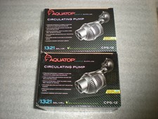 Lot of 2 New AQUATOP CPS-12 Circulating Aquarium Water Pump & Mount 1321 GPH/HR