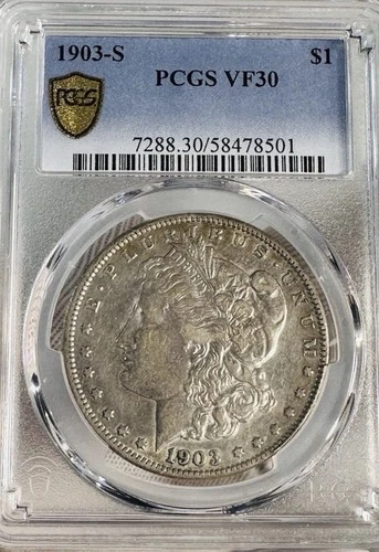 1903-S Morgan Silver Dollar.  VF-30. PCGS