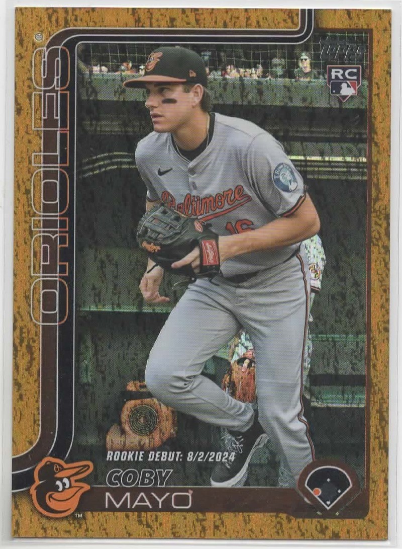 2025 Topps Update Coby Mayo Gold Foil RC US282 22/50