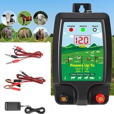 Kit Clôture Électrique Energiser 12V 230V Filaire Sortie 2J Gamme 10KM Clôture