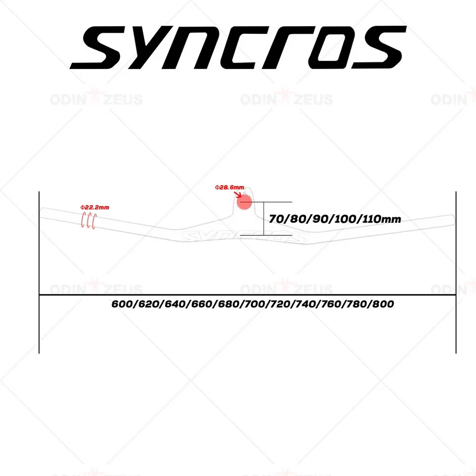 SYNCROS FRASER IC SL -17° MTB Carbon Bike Integrated Handlebar With Mount Holder - Image 3 of 4