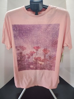 No Boundaries Women's Graphic Boyfriend Tee, Size S (4-6)