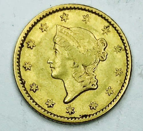 1851 $1 GOLD LIBERTY! BEYOND BEAUTIFUL QUALITY COIN! NICE PRE 33 GOLD! NR #K2942