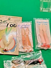 BETT'S JIG , AND LOVE'S JIGS , 6 JIGS FOR WALLEYE TOTAL.